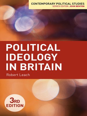 cover image of Political Ideology in Britain